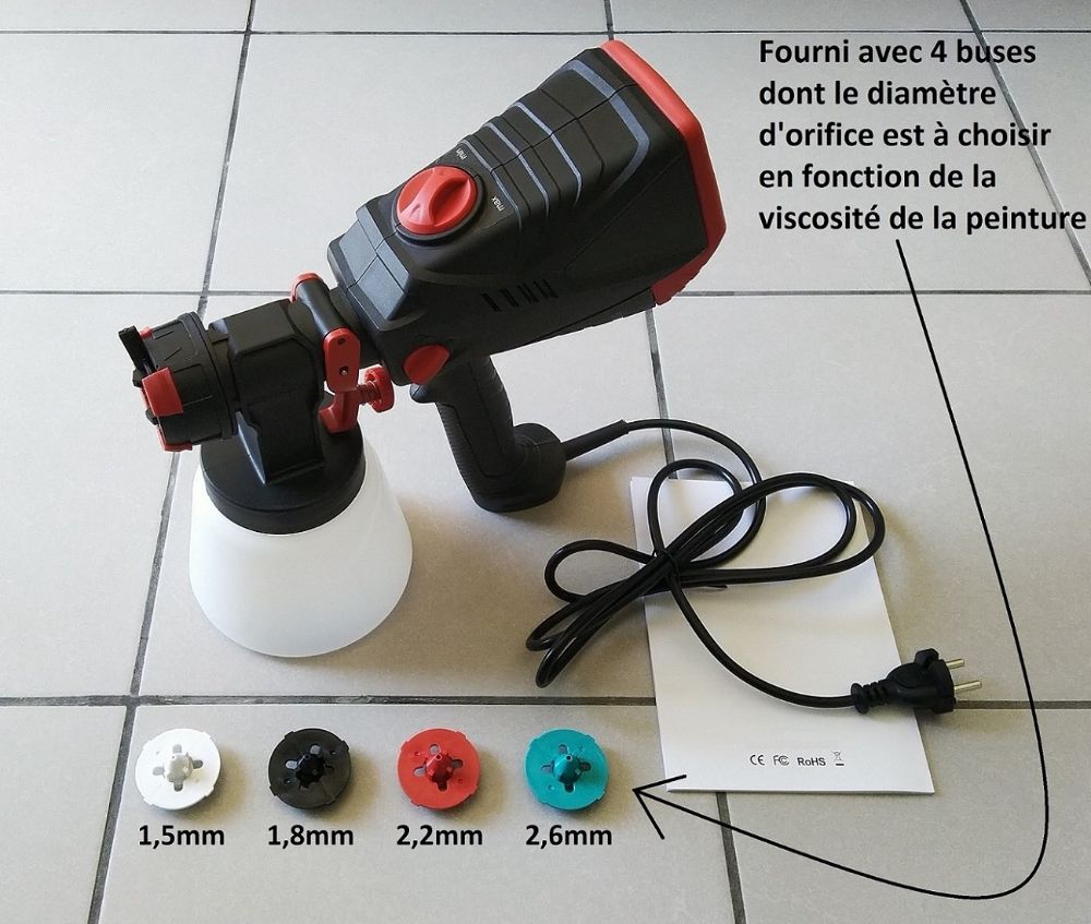 Pistolet basse pression